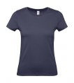 Dames T-shirt B&C E150 TW02T navy blue
